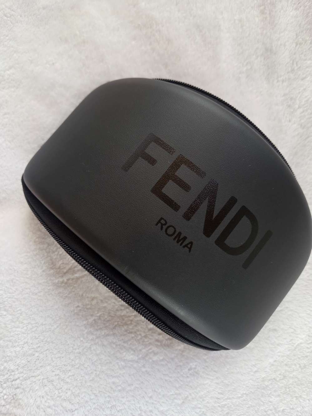 Fendi Roma Black Leatherette Accessories Case